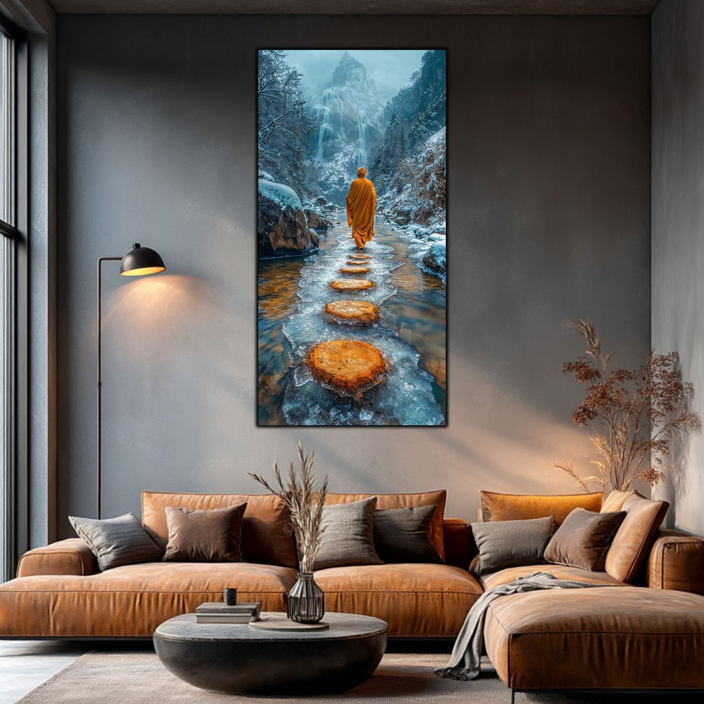 Tablou unicat din sticlă securizată Vanishing Step - No16