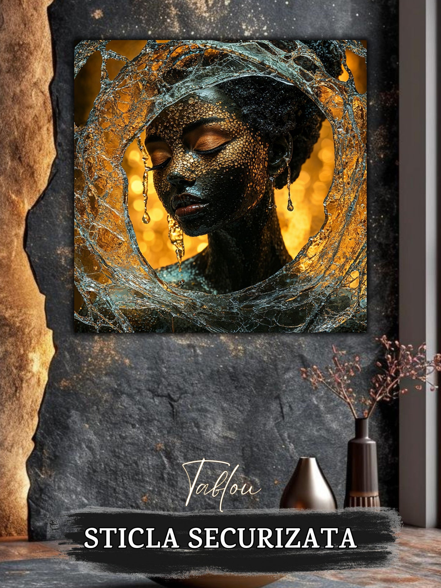 Tablou Sticla Securizata - Soul's Mandala No06
