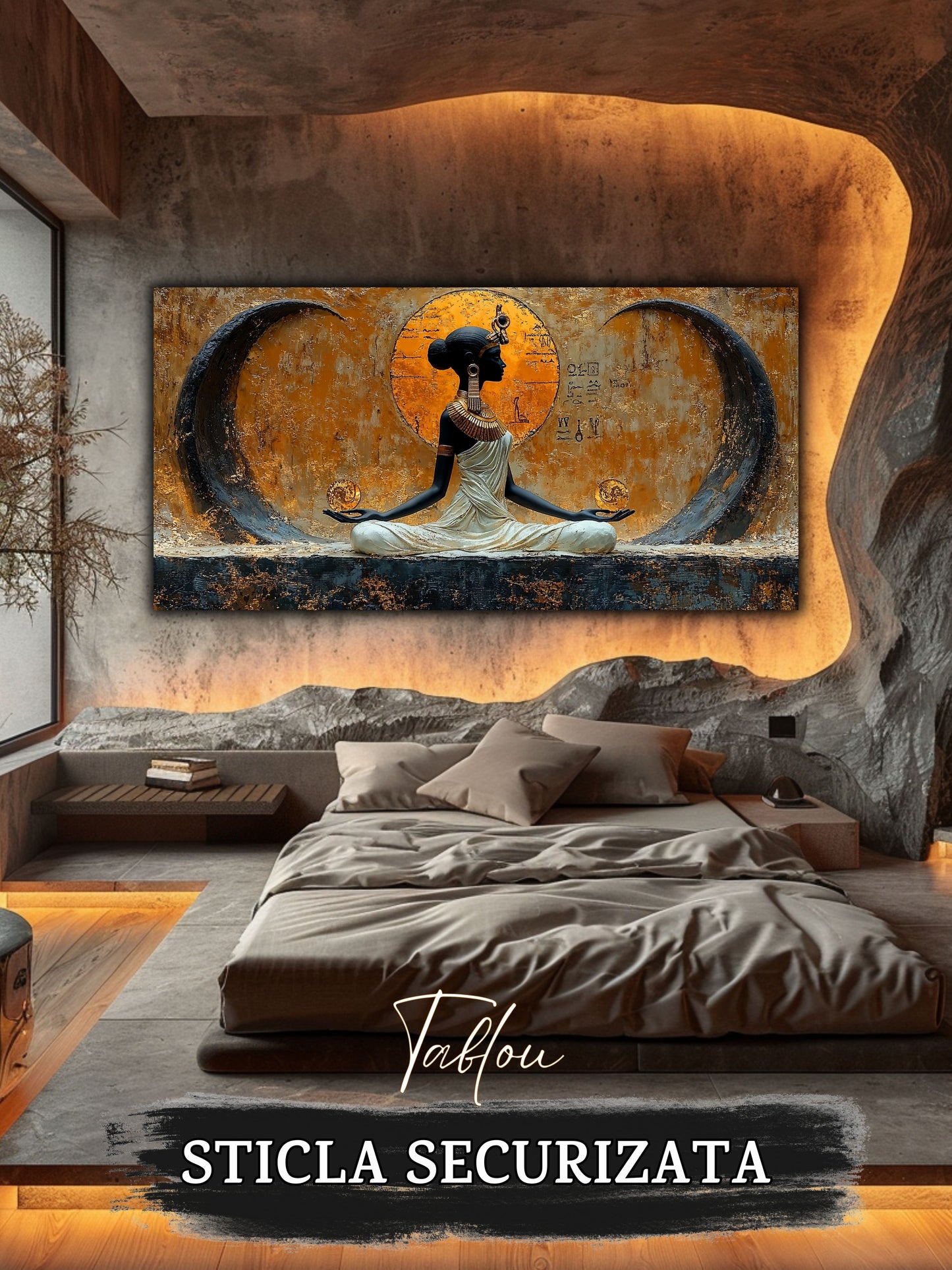 Whispers of the Nile - Tablou Sticla - 41