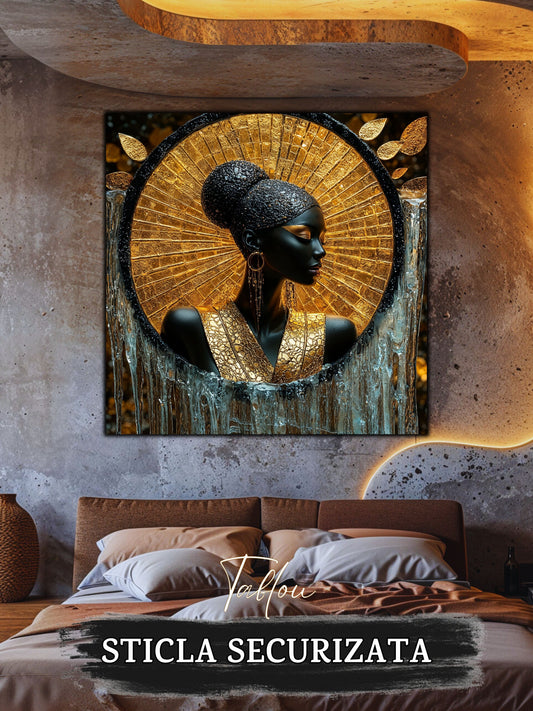Tablou Sticla Securizata - Soul's Mandala No17