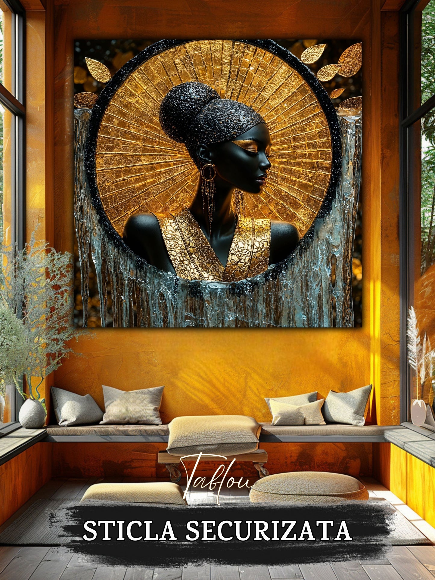 Tablou Sticla Securizata - Soul's Mandala No17