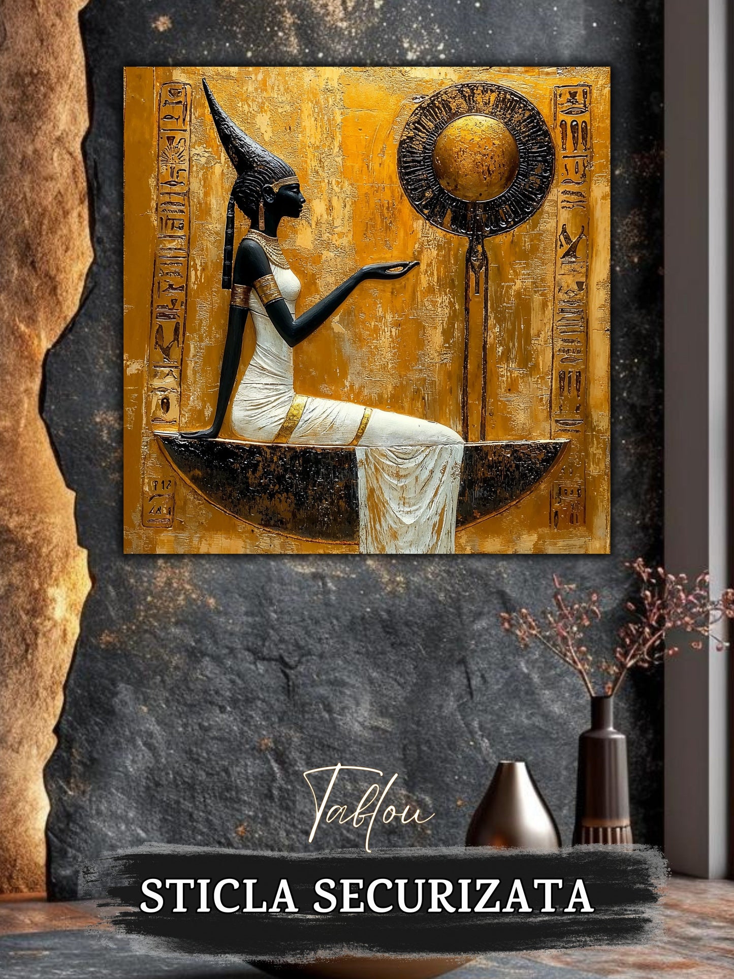 Whispers of the Nile - Tablou Sticla - 25