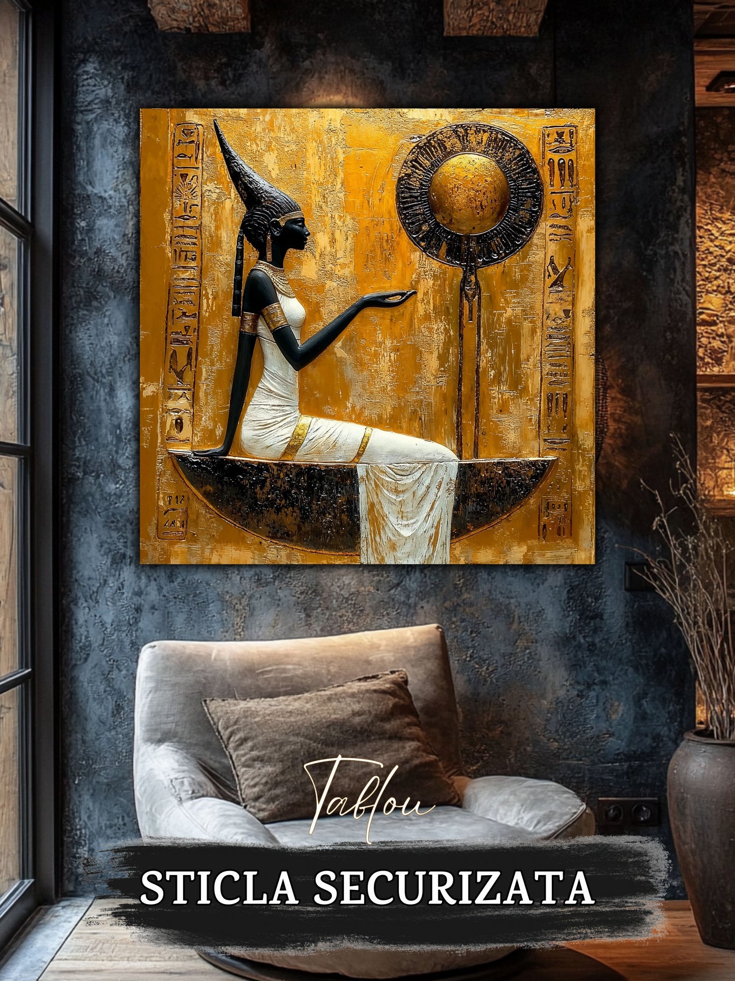 Whispers of the Nile - Tablou Sticla - 25