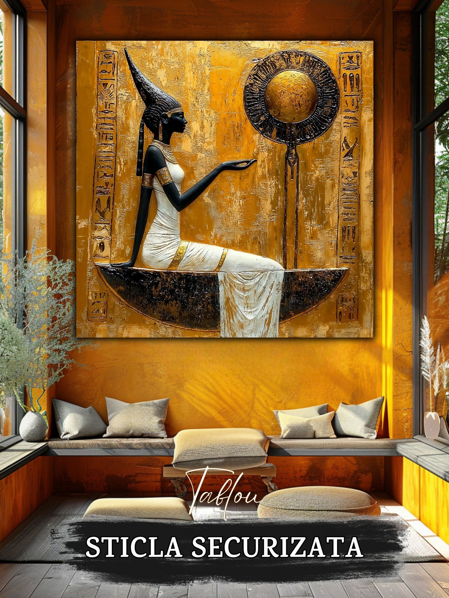 Whispers of the Nile - Tablou Sticla - 25