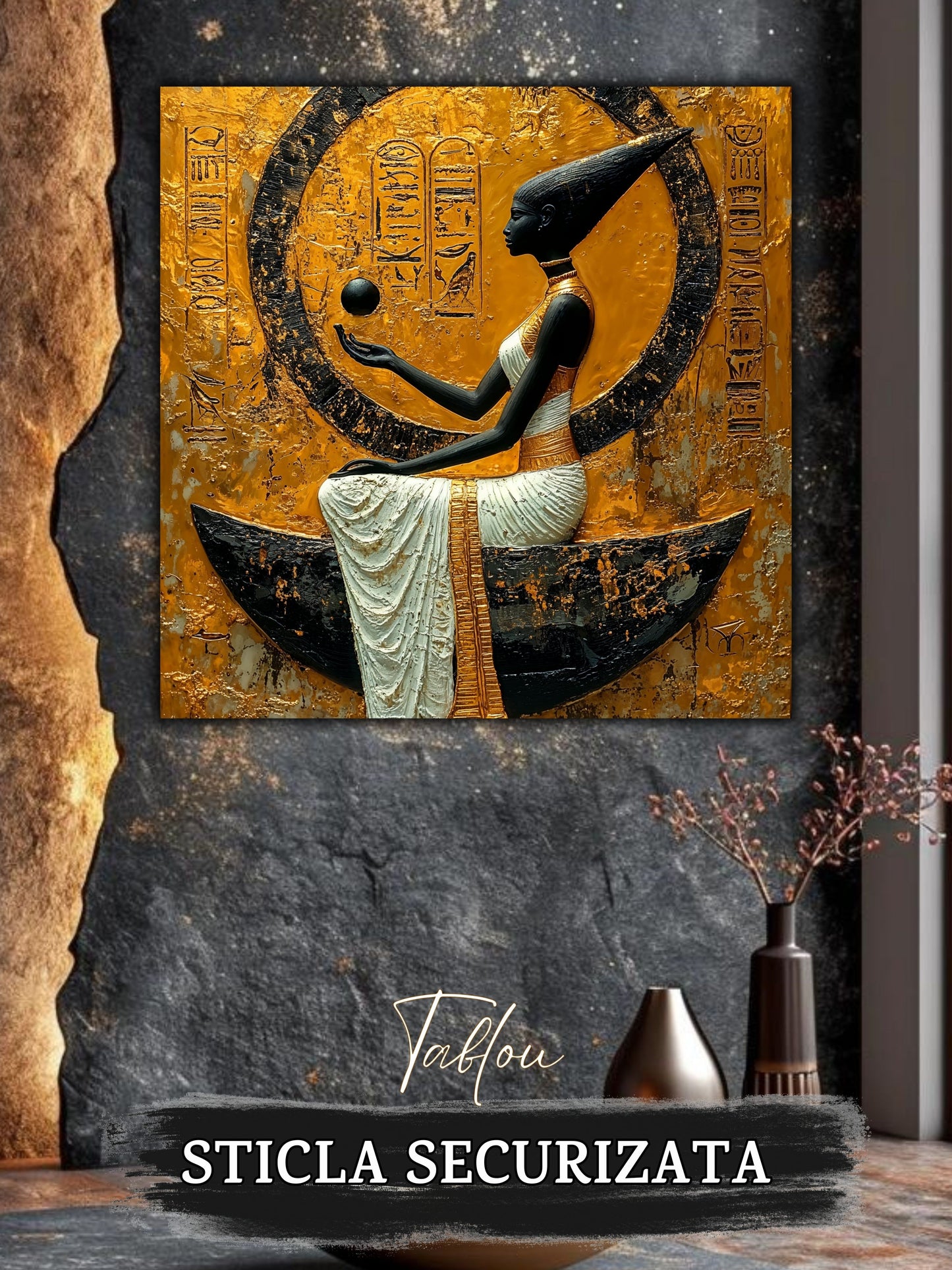 Whispers of the Nile - Tablou Sticla - 27