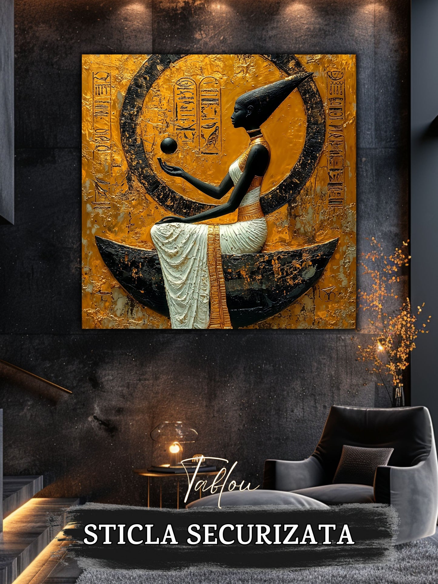 Whispers of the Nile - Tablou Sticla - 27