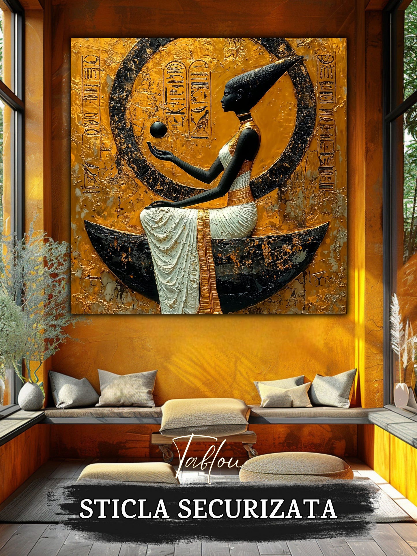 Whispers of the Nile - Tablou Sticla - 27