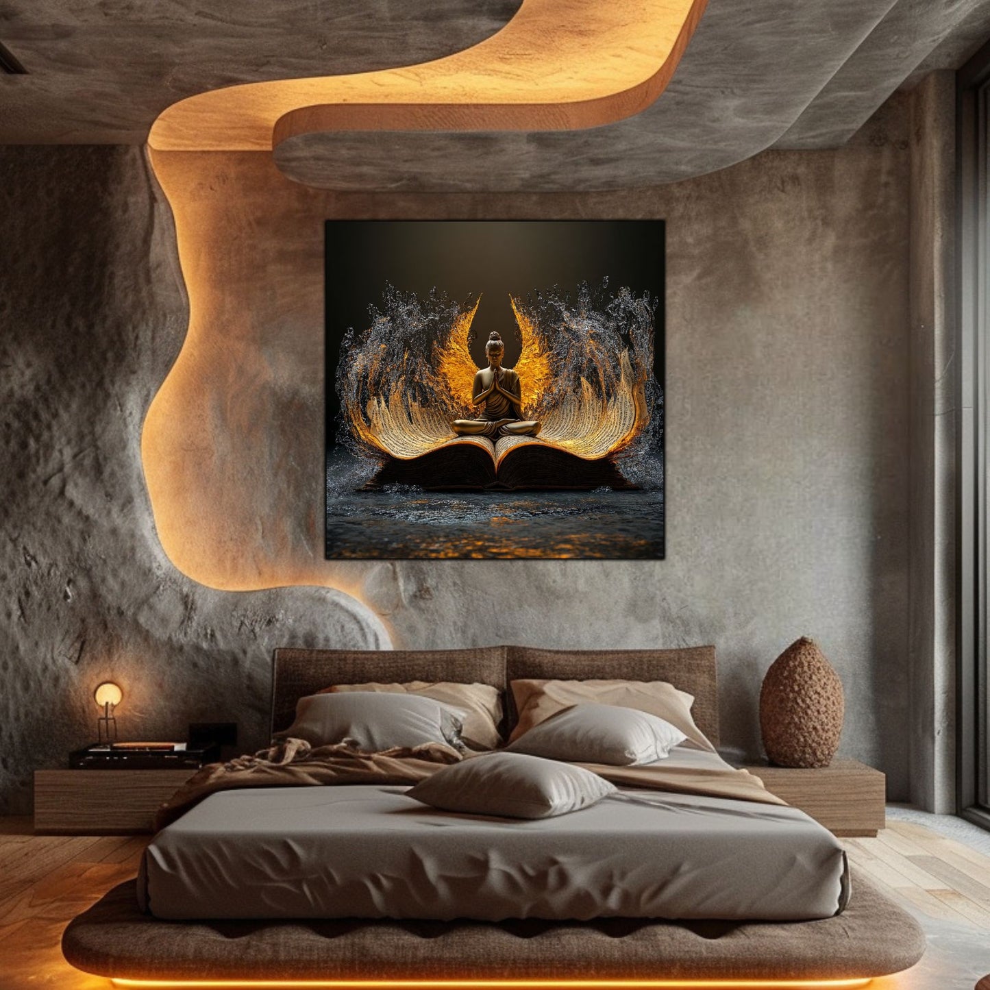 Tablou Decorativ pt Living sau Dormitor - Print UV pe Sticla - „Ascend” - No20