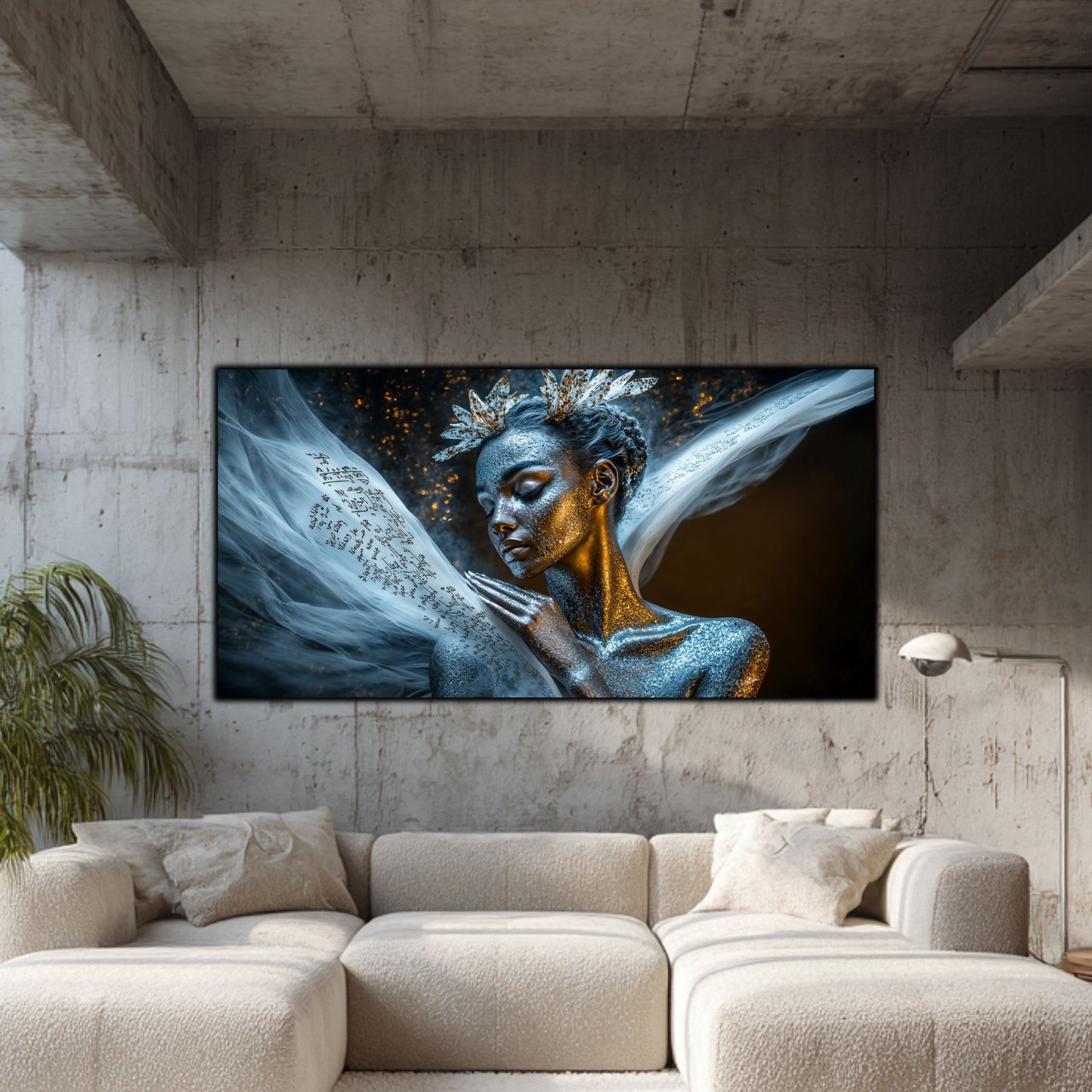 Beyond Meditation - Tablouri moderne pe sticla securizata pentru living contemporan NO15