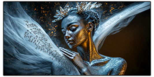 Beyond Meditation - Tablouri moderne pe sticla securizata pentru living contemporan NO15