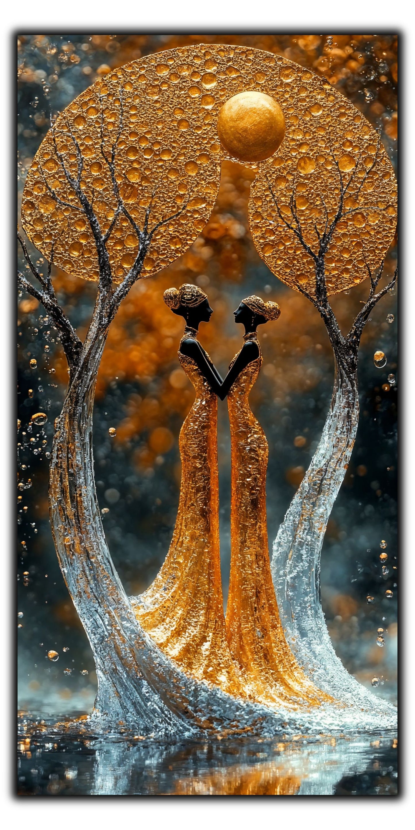 Tablou Sticla Securizata - Twisted Dream - 47