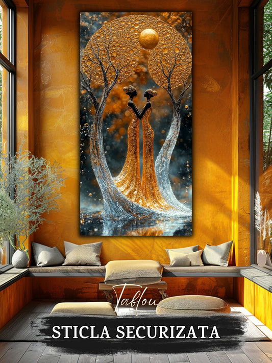 Tablou Sticla Securizata - Twisted Dream - 47