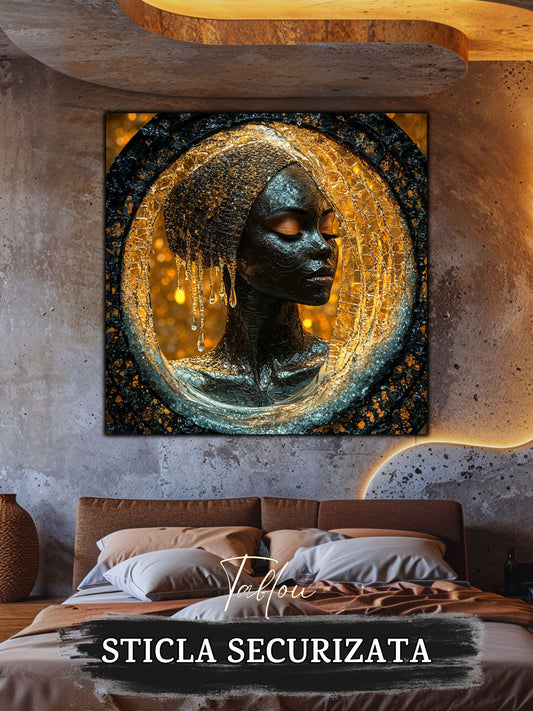 Tablou Sticla Securizata - Soul's Mandala No25