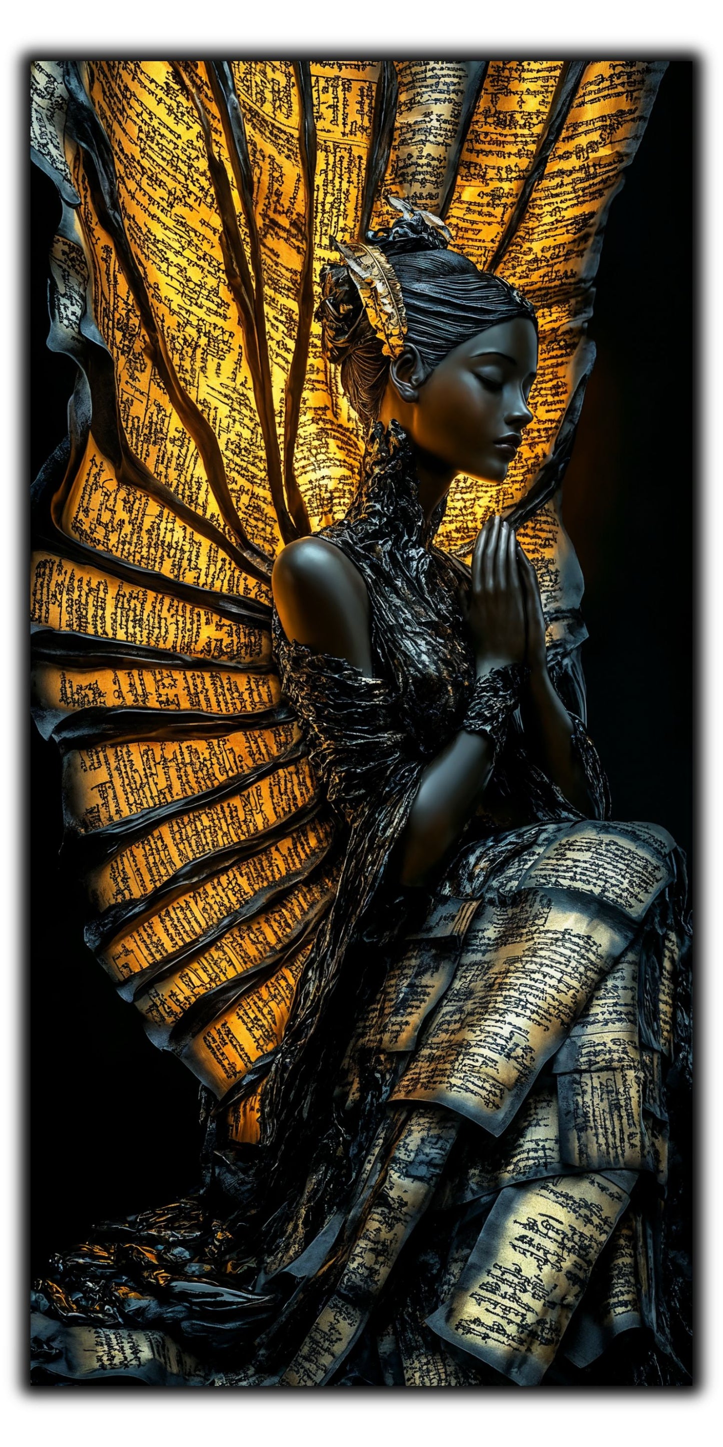 Dark Glow 12 - Tablou Sticla Securizata