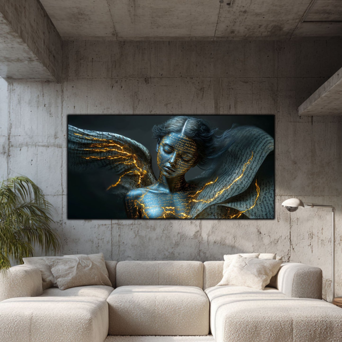 Beyond Meditation - Tablouri moderne pe sticla securizata pentru living contemporan NO16