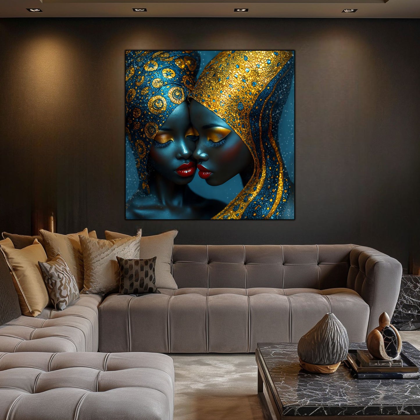 Tablou unicat din sticlă securizată - Beyond Tribe NO36