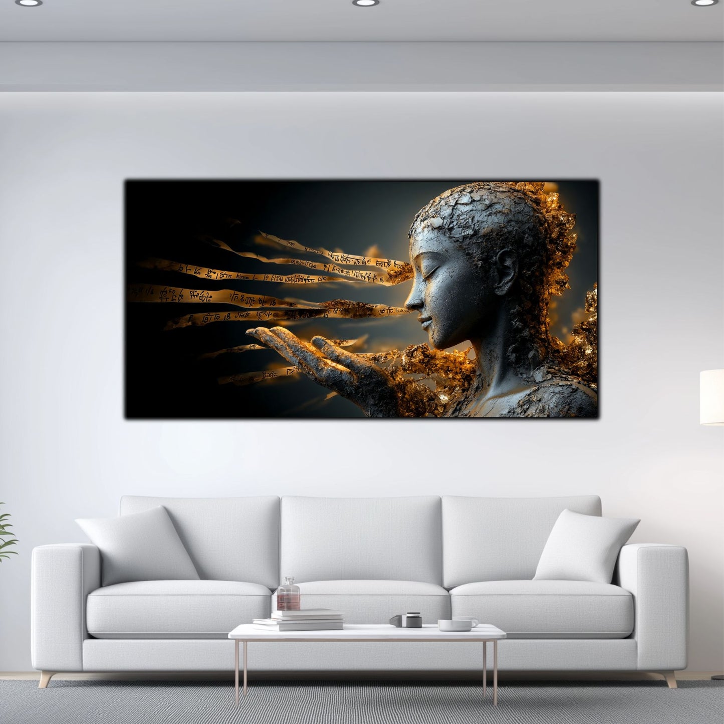 Tablou Sticla Securizata - Broken Mind 18