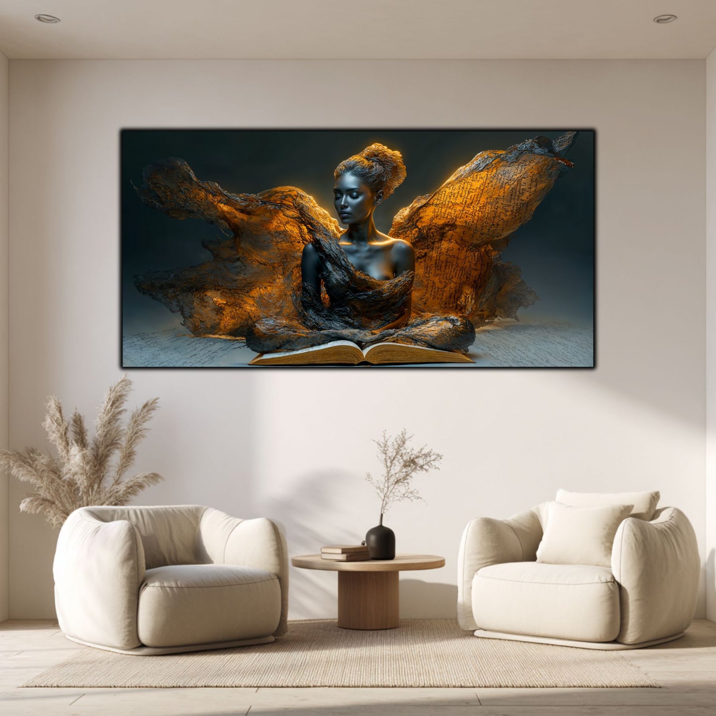 Tablou unicat din sticlă securizată Beyond Breath - No06