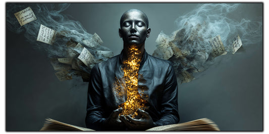 Beyond Meditation - Tablouri moderne pe sticla securizata pentru living contemporan NO53