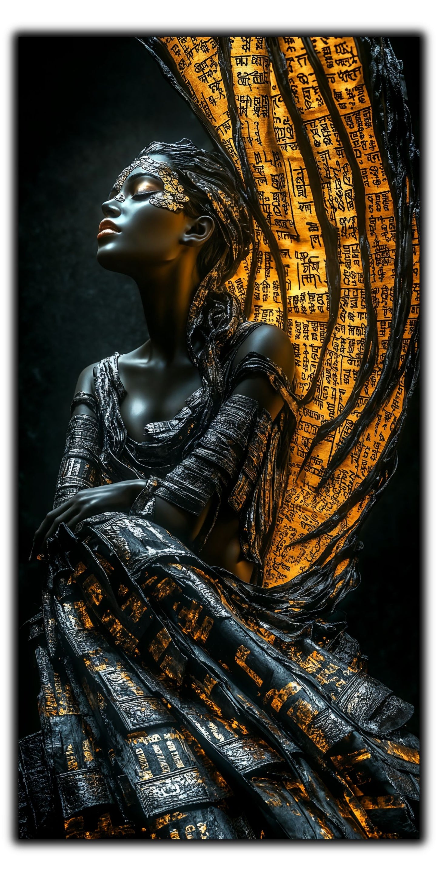 Dark Glow 16 - Tablou Sticla Securizata