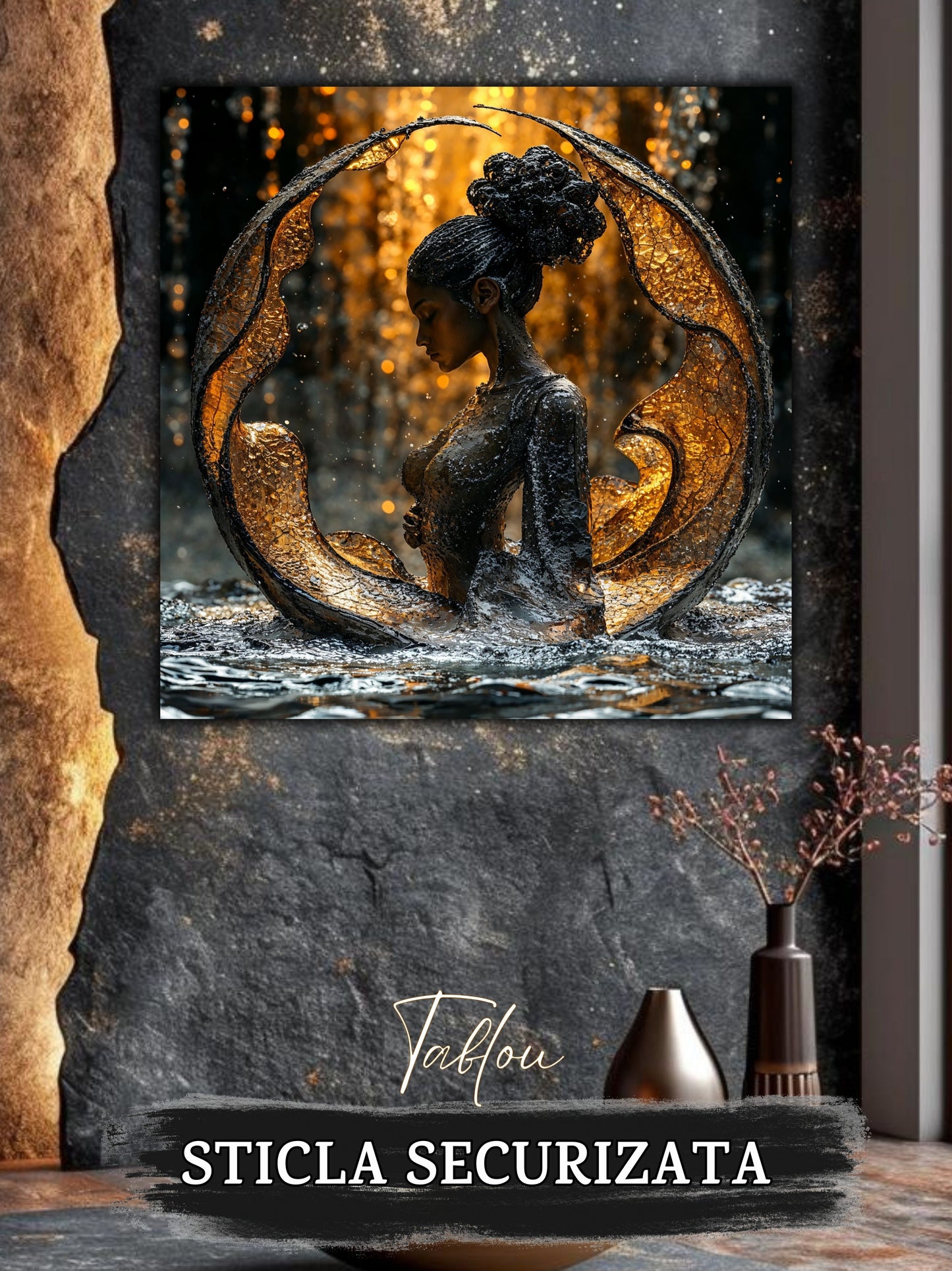Tablou Sticla Securizata - Soul's Mandala No15