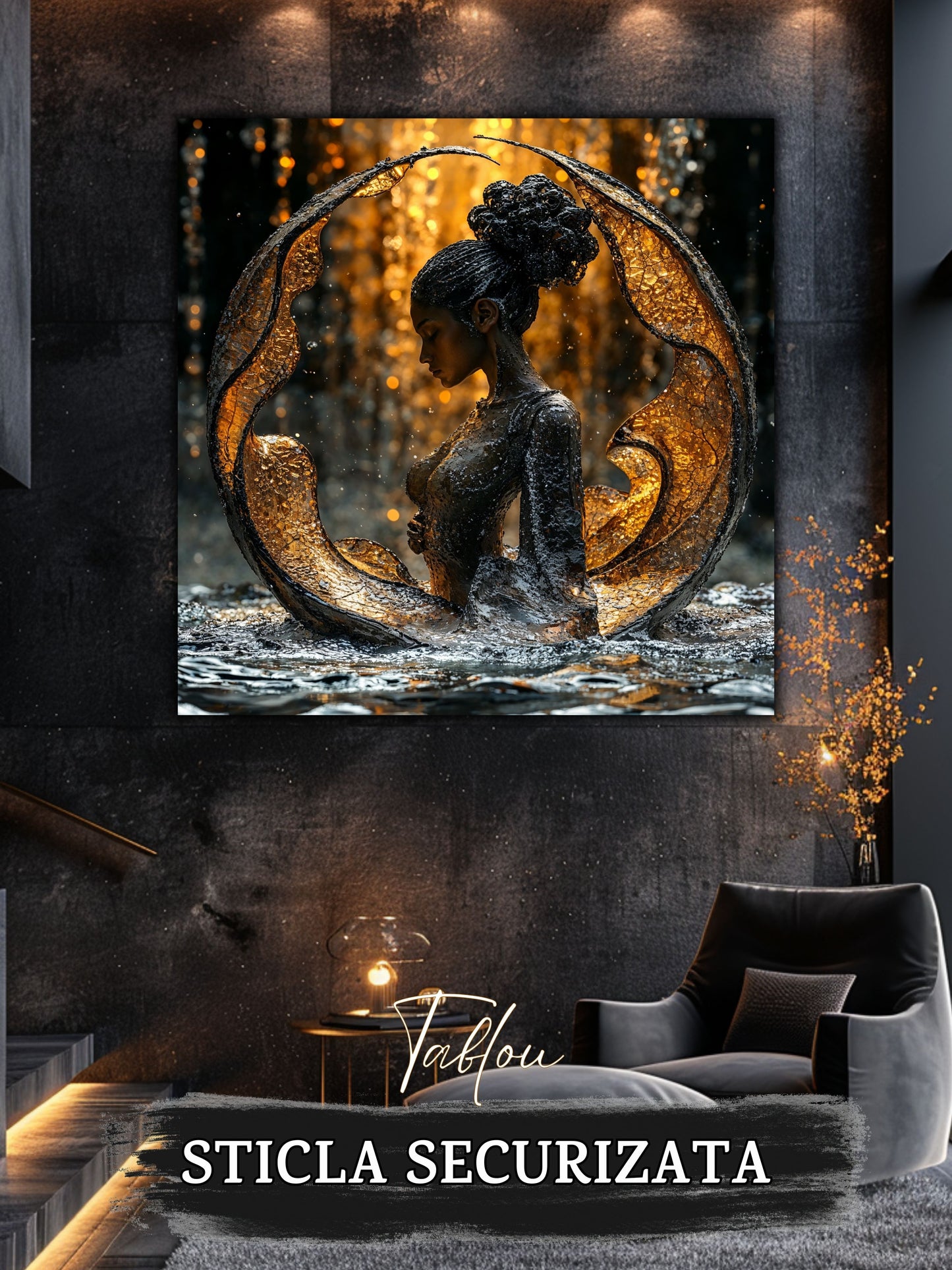 Tablou Sticla Securizata - Soul's Mandala No15