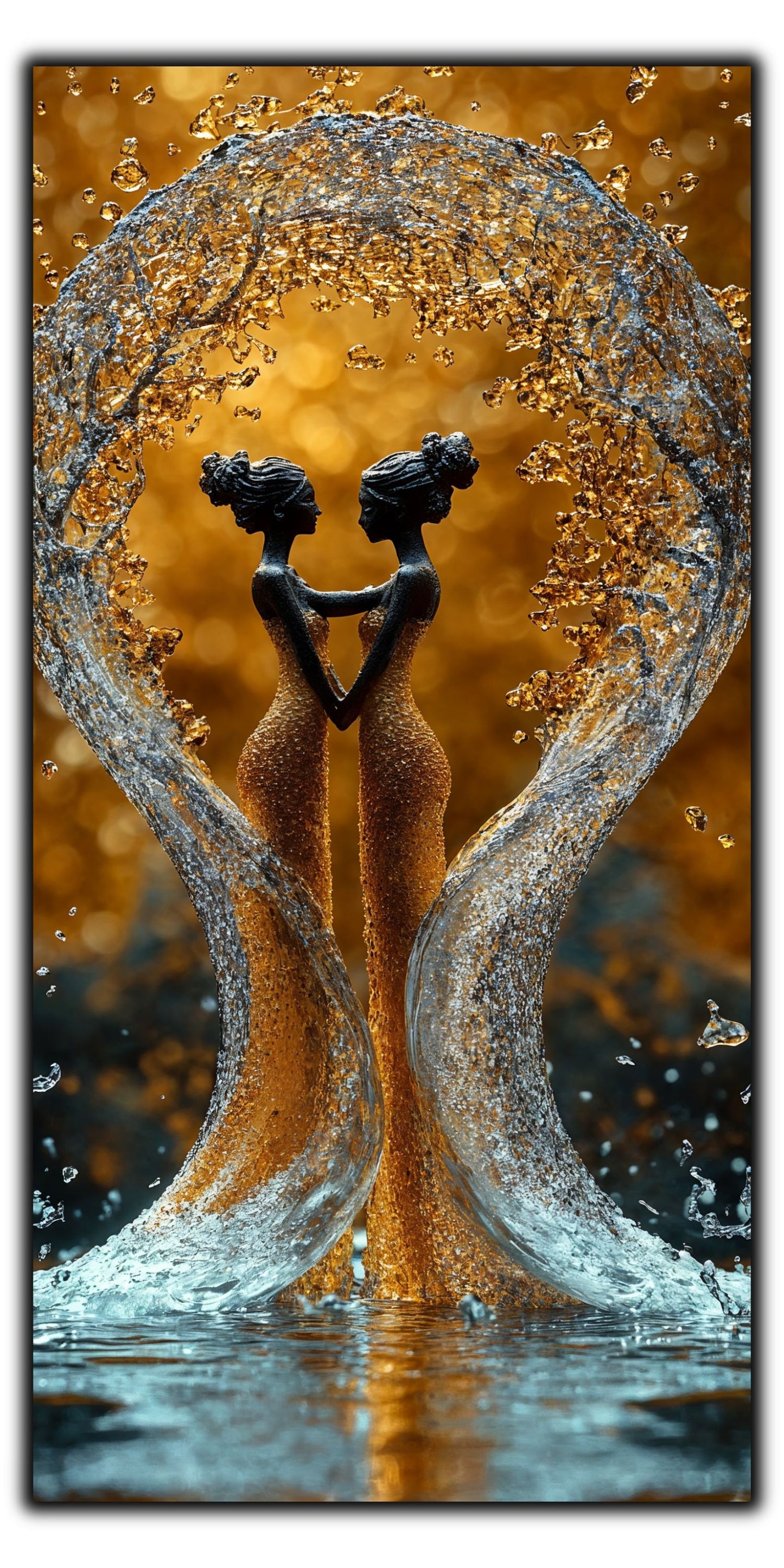 Tablou Sticla Securizata - Twisted Dream - 46