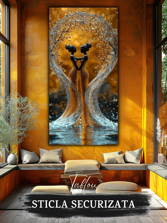 Tablou Sticla Securizata - Twisted Dream - 46