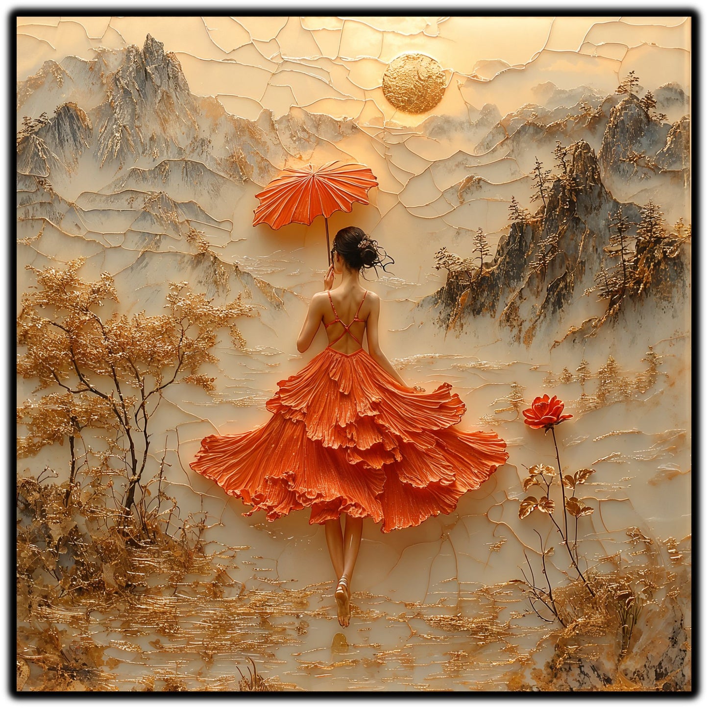 Tablou Sticla Securizata - Fragment of The Soul - 18