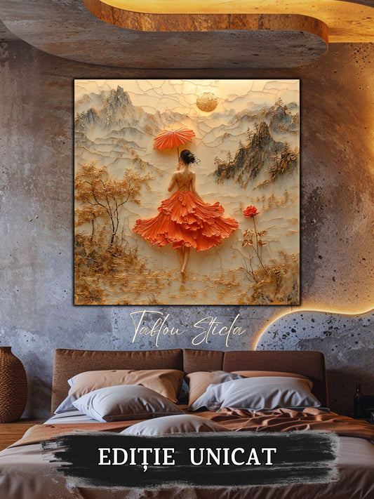 Tablou Sticla Securizata - Fragment of The Soul - 18