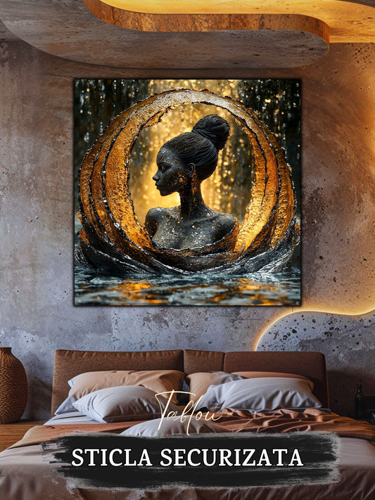 Tablou Sticla Securizata - Soul's Mandala No24