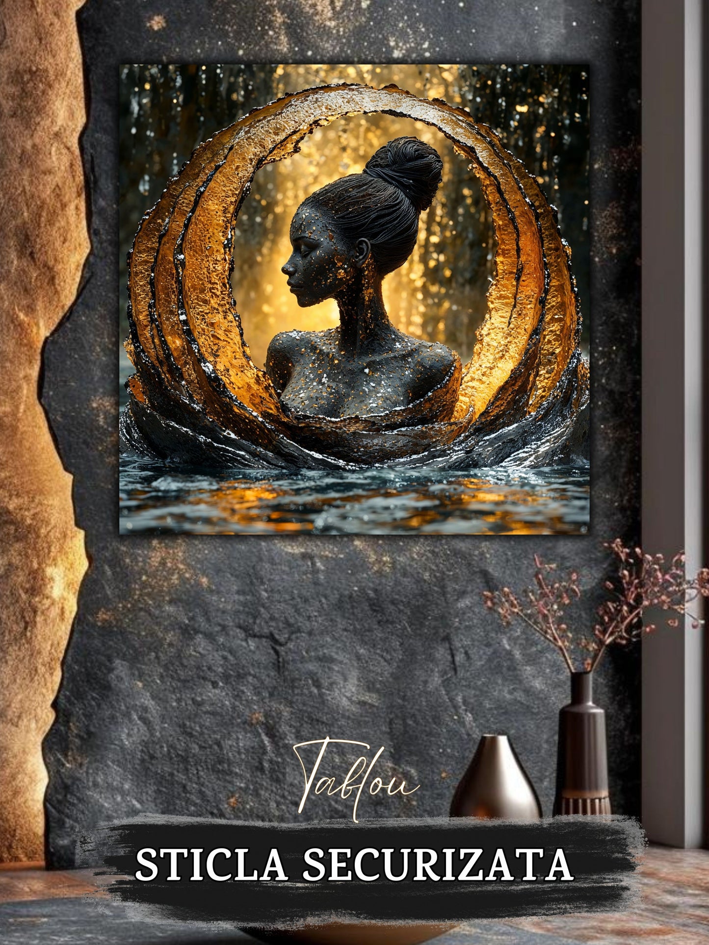 Tablou Sticla Securizata - Soul's Mandala No24