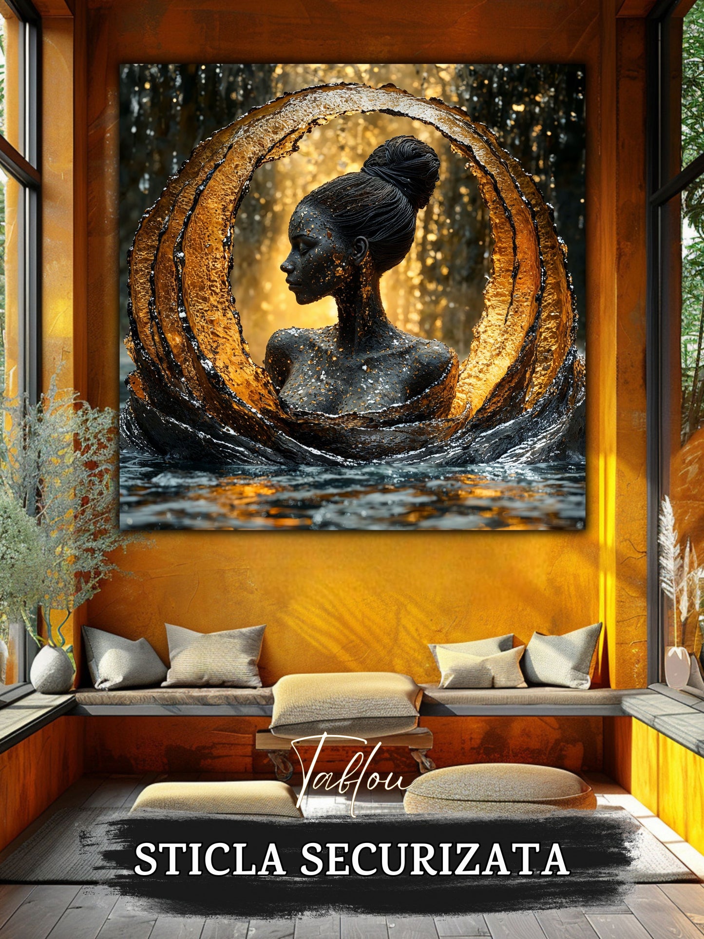 Tablou Sticla Securizata - Soul's Mandala No24