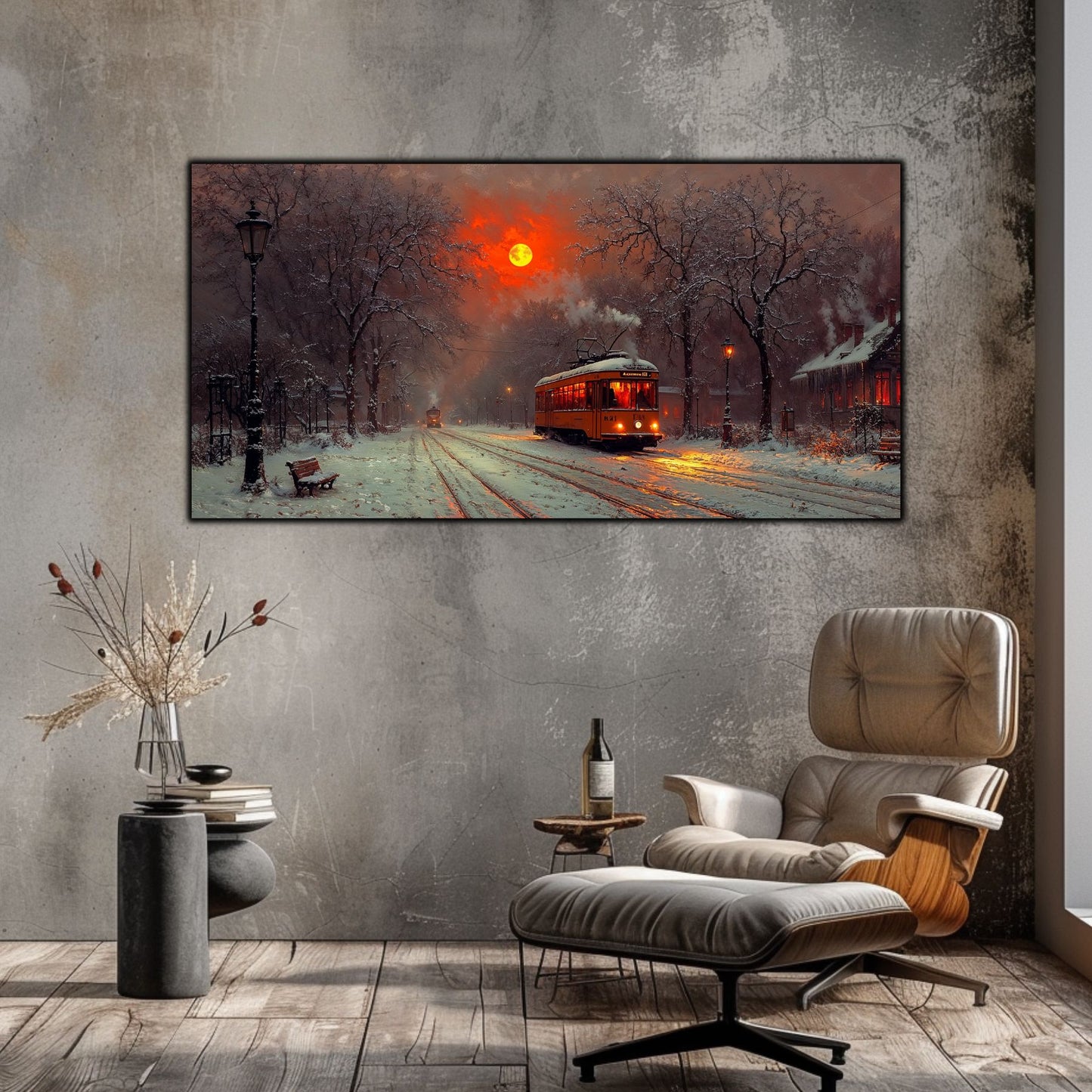 Tablou Sticla Securizata - Colectia Cold Ember - no08