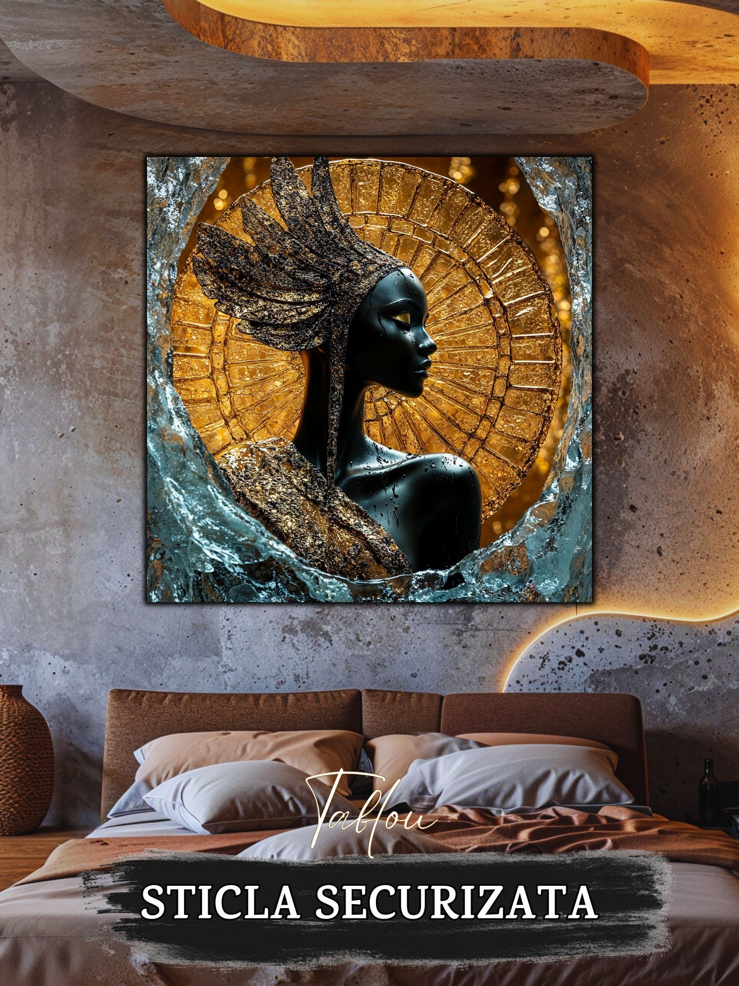 Tablou Sticla Securizata - Soul's Mandala No08