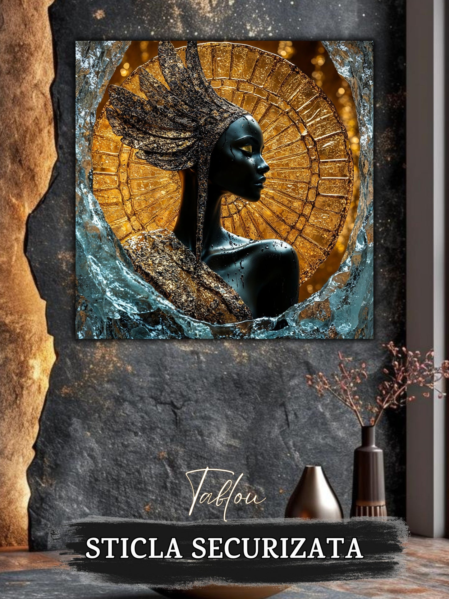 Tablou Sticla Securizata - Soul's Mandala No08