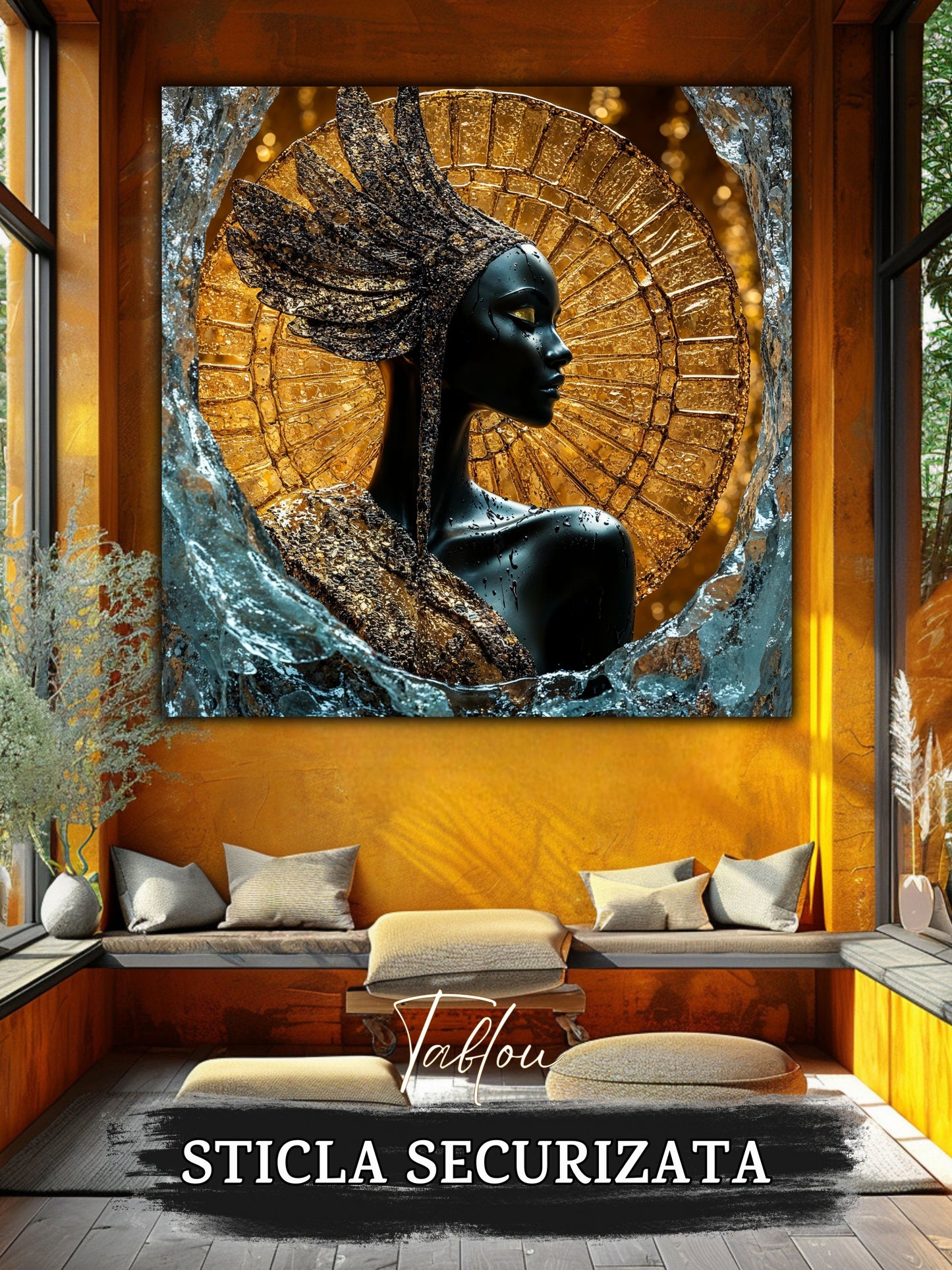 Tablou Sticla Securizata - Soul's Mandala No08