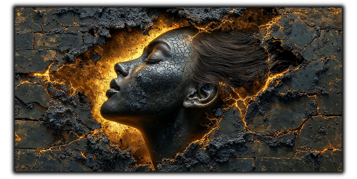 Zen Embers - Tablou Sticla Securizata - 06