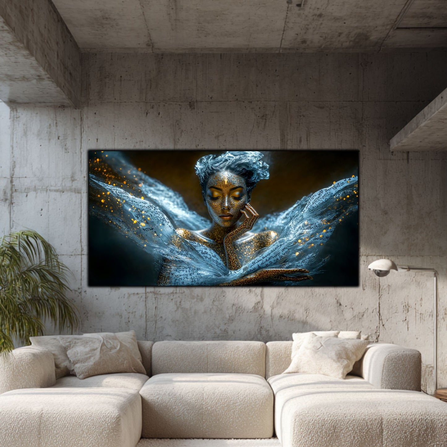 Beyond Meditation - Tablouri moderne pe sticla securizata pentru living contemporan NO14