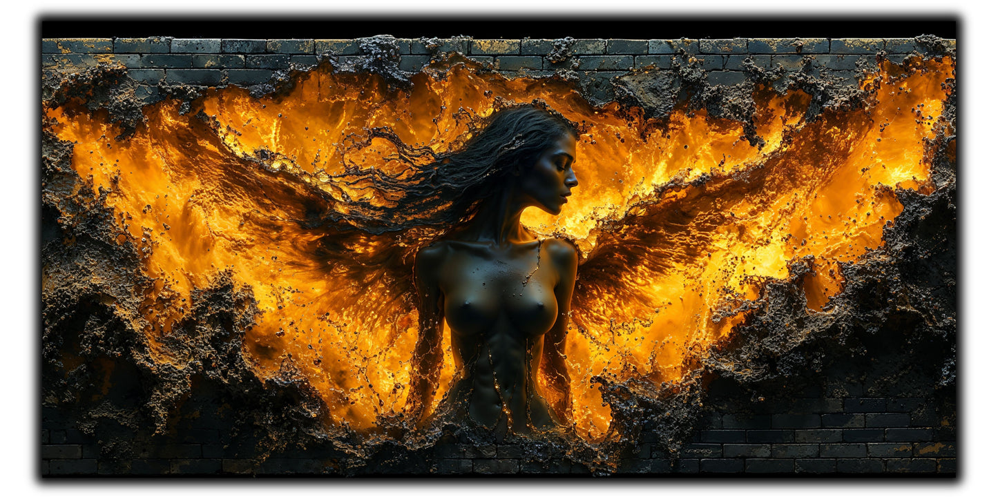 Zen Embers - Tablou Sticla Securizata - 05