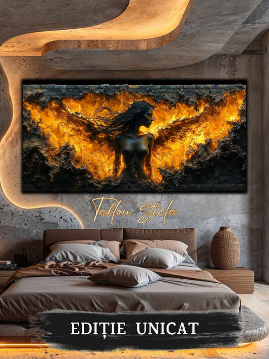 Zen Embers - Tablou Sticla Securizata - 05