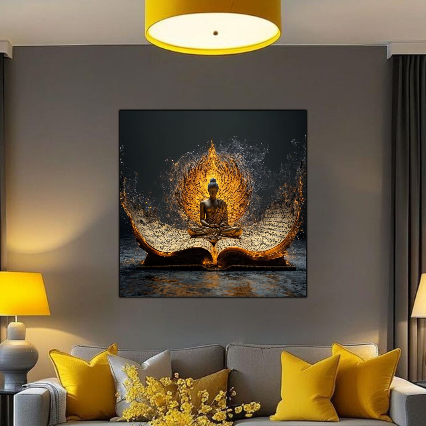 Tablou Decorativ pt Living sau Dormitor - Print UV pe Sticla - „Ascend” - No19