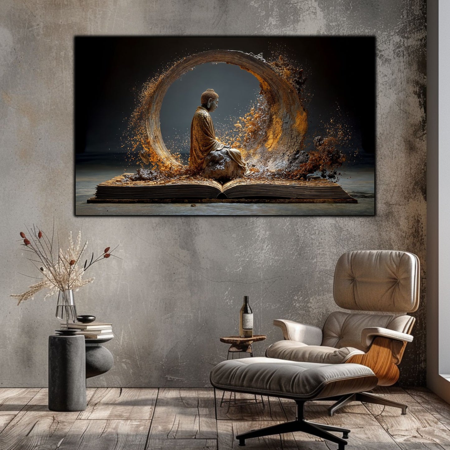 Tablou Decorativ pt Living sau Dormitor - Print UV pe Sticla - „Ascend” - No13