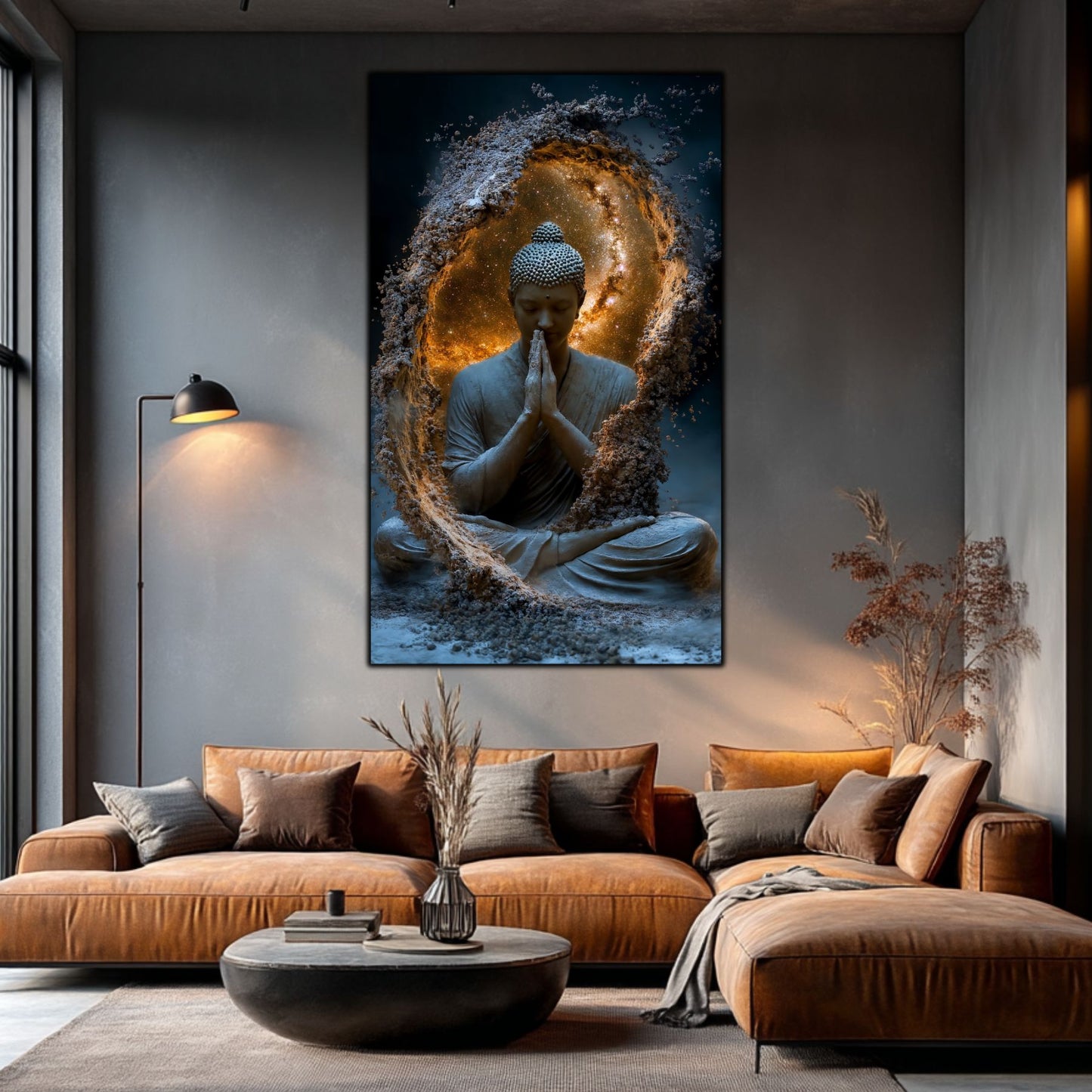 Tablou Decorativ pe Sticla Securizata – Ideal pt Dormitor si Living - Beyond Stardust No08