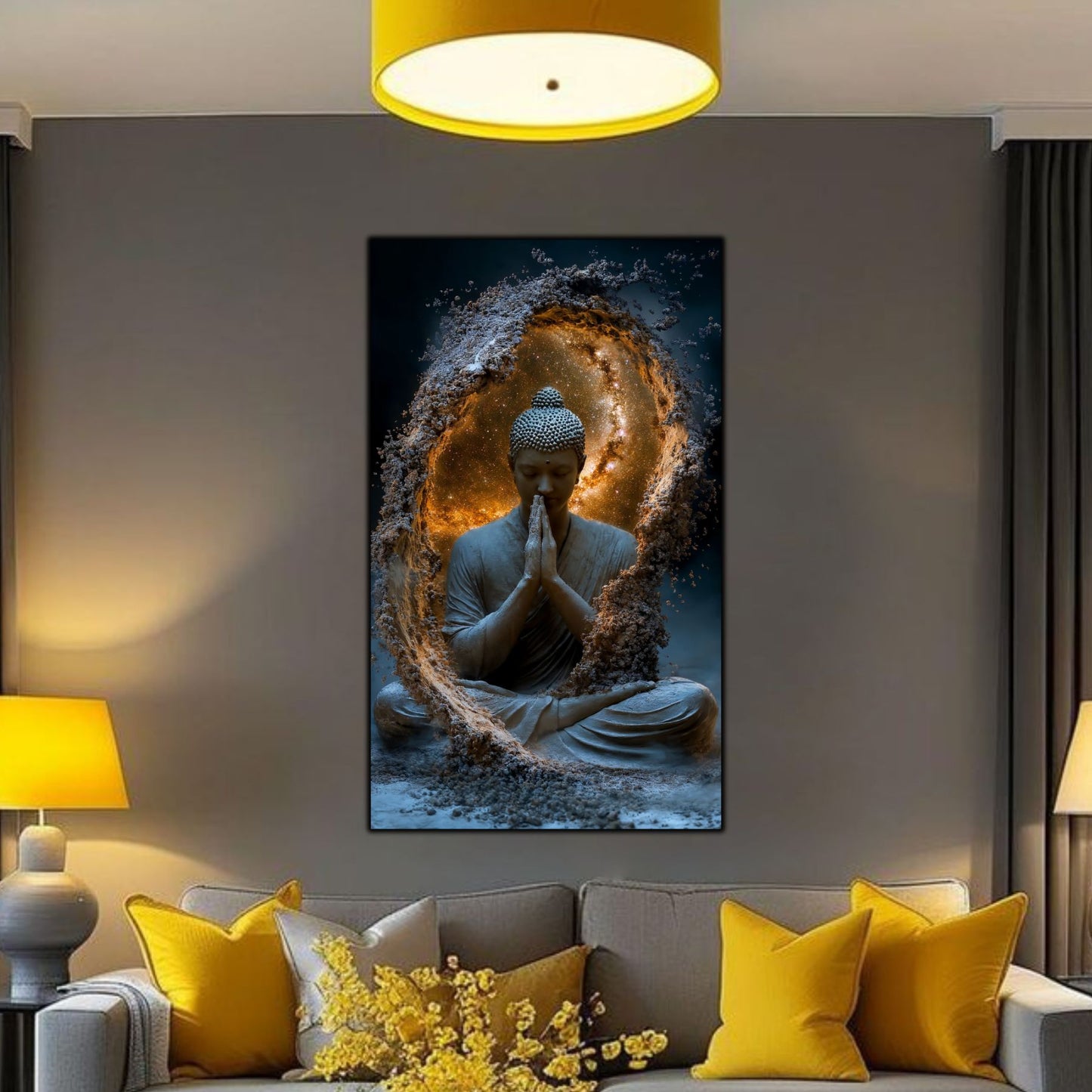 Tablou Decorativ pe Sticla Securizata – Ideal pt Dormitor si Living - Beyond Stardust No08