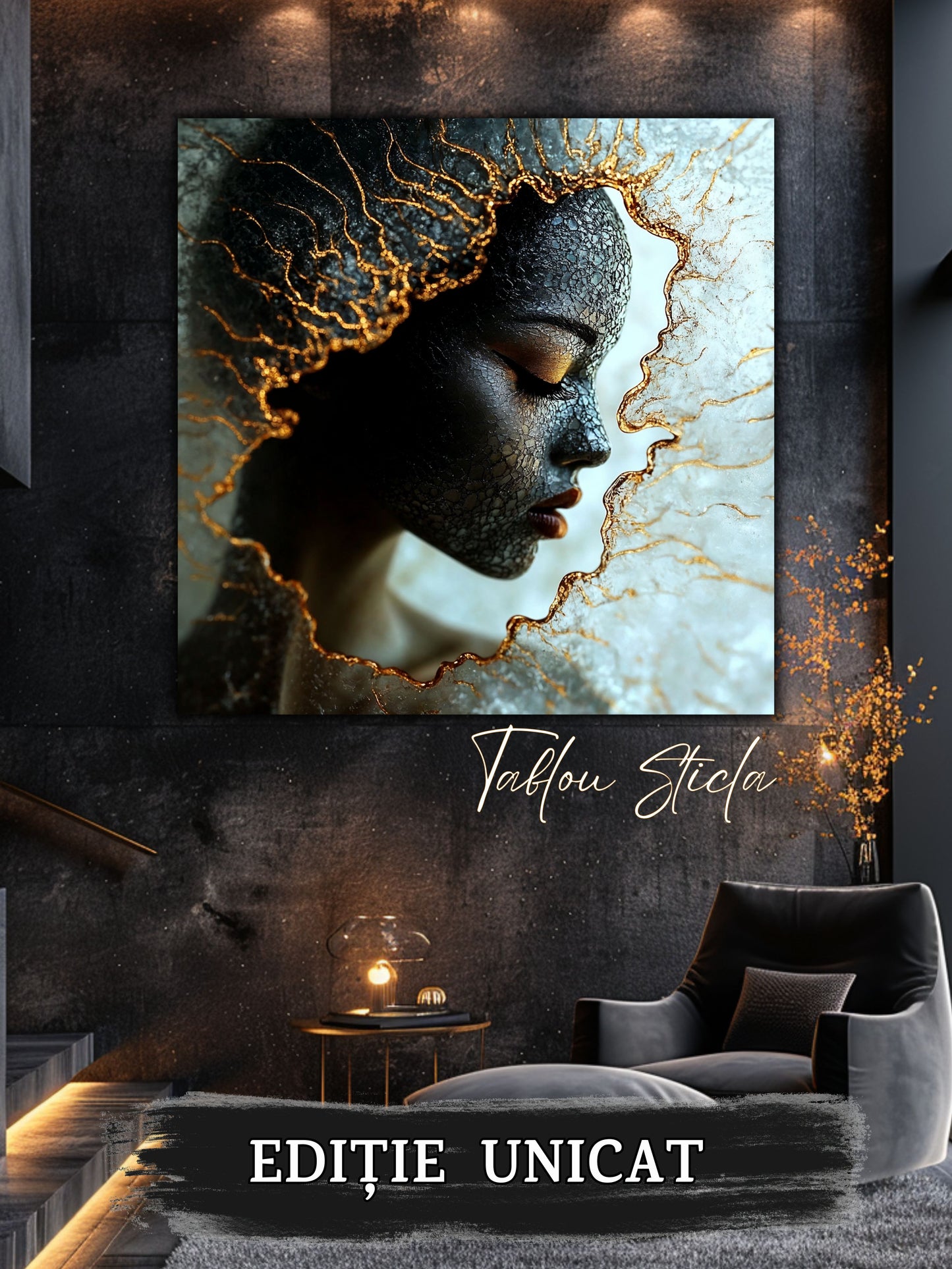 Liquid dream - Tablou Unicat pe Sticla - 07