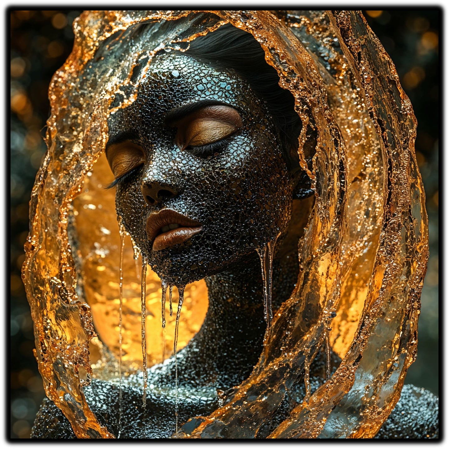 Tablou Sticla Securizata - Soul's Mandala No26
