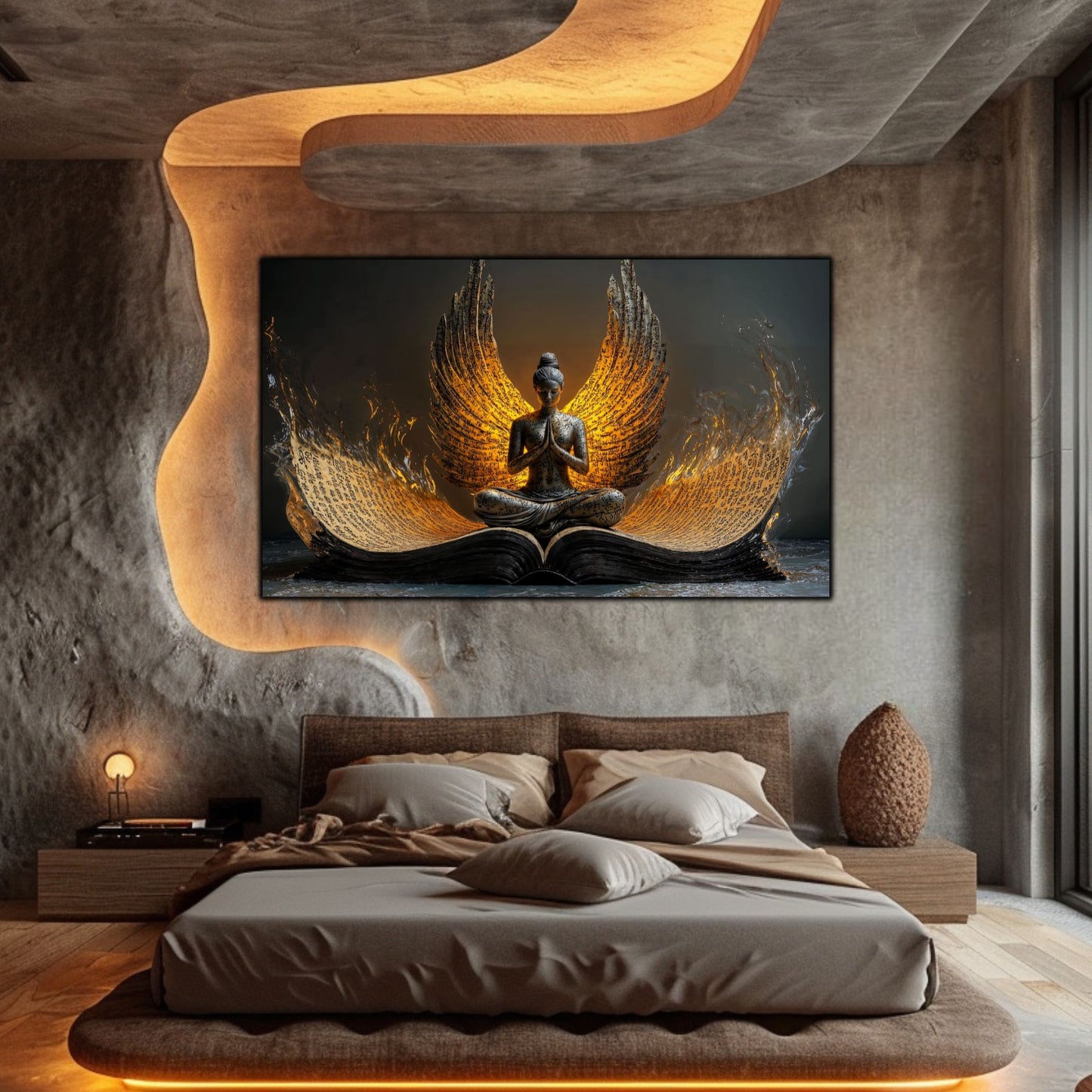 Tablou Decorativ pt Living sau Dormitor - Print UV pe Sticla - „Ascend” - No03