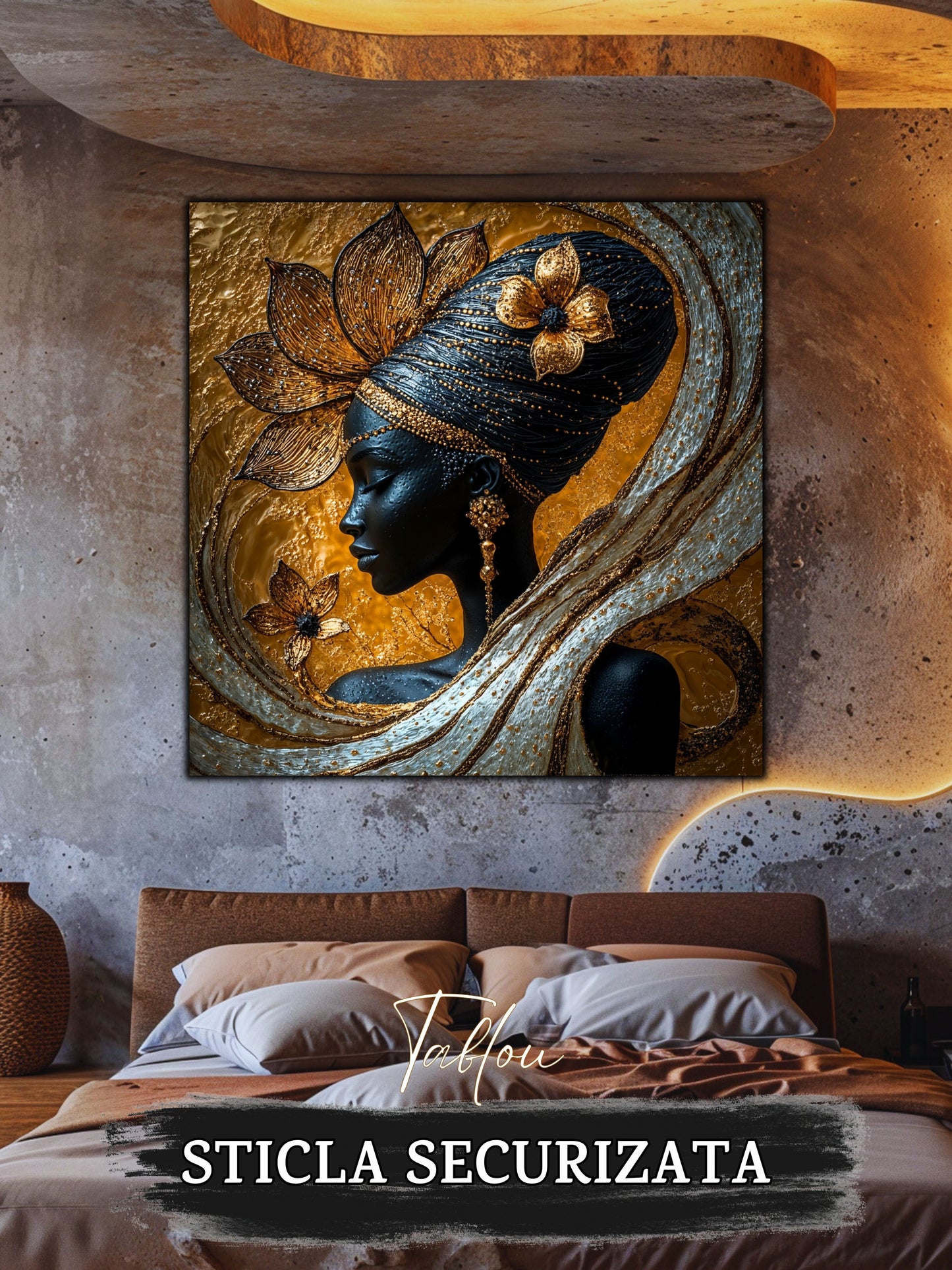 Tablou Sticla Securizata - Inner Lotus - 12