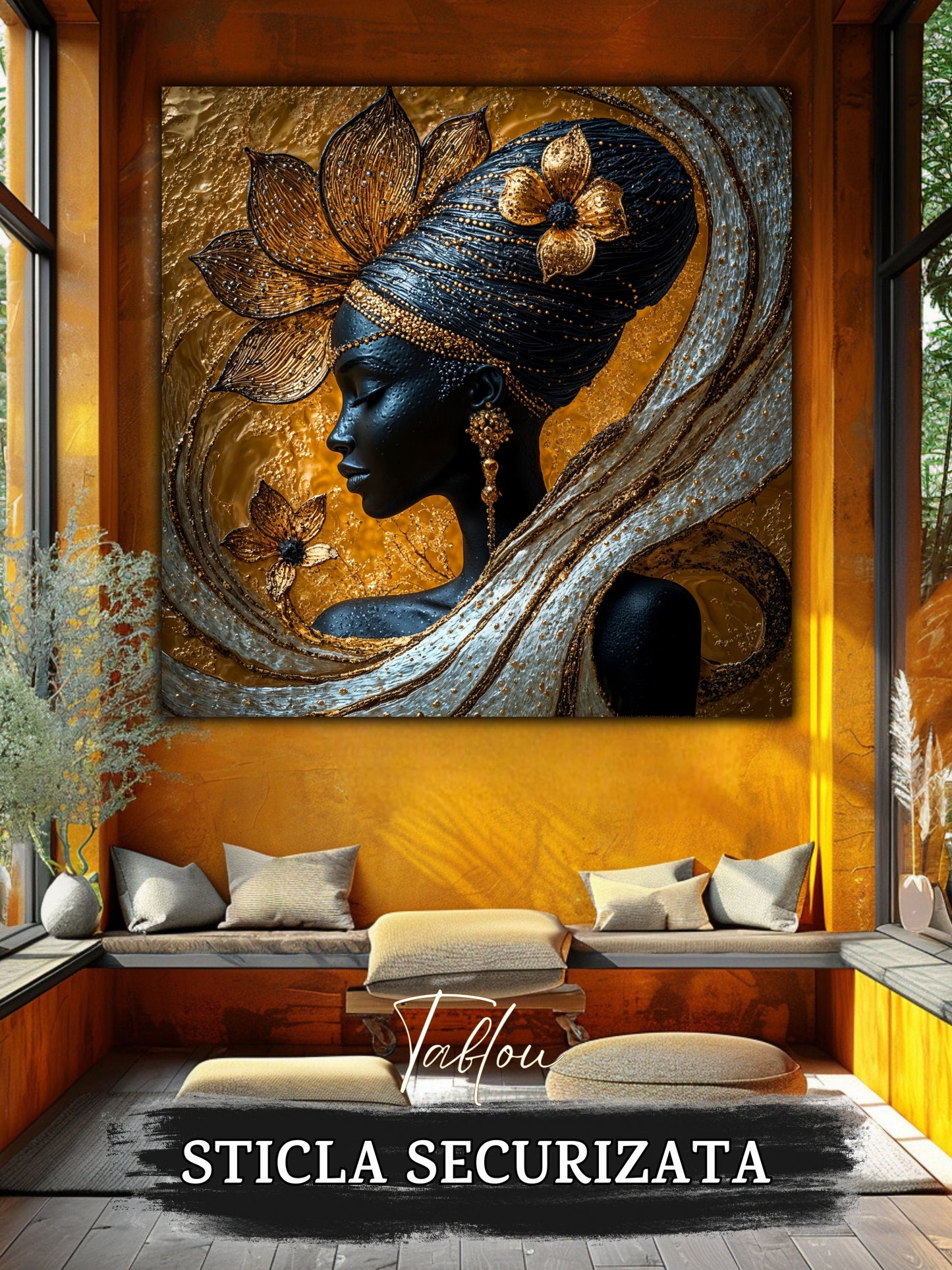 Tablou Sticla Securizata - Inner Lotus - 12